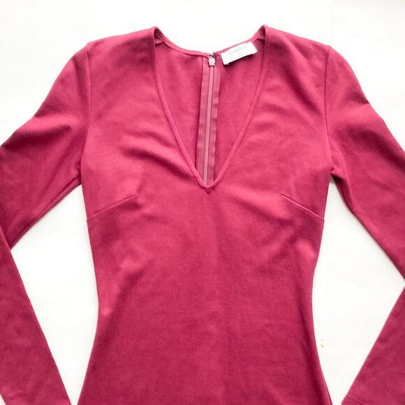 Babaton Aritzia V-Neck Bodycon Dress - Picture 6 of 12